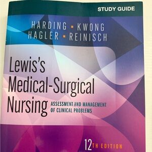 Lewis's Medical-Surgical Nursing 12th Edition study guide BRAND NEW